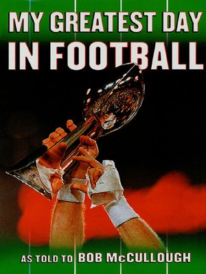 cover image of My Greatest Day in Football